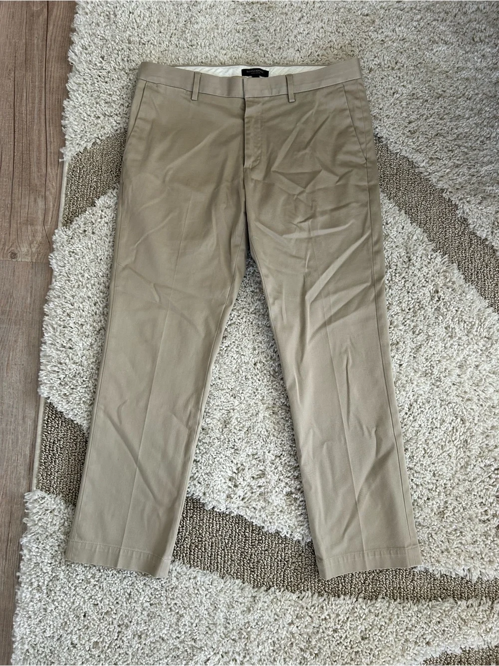 Banana Republic Slim Fit Chinos - Khaki Tan